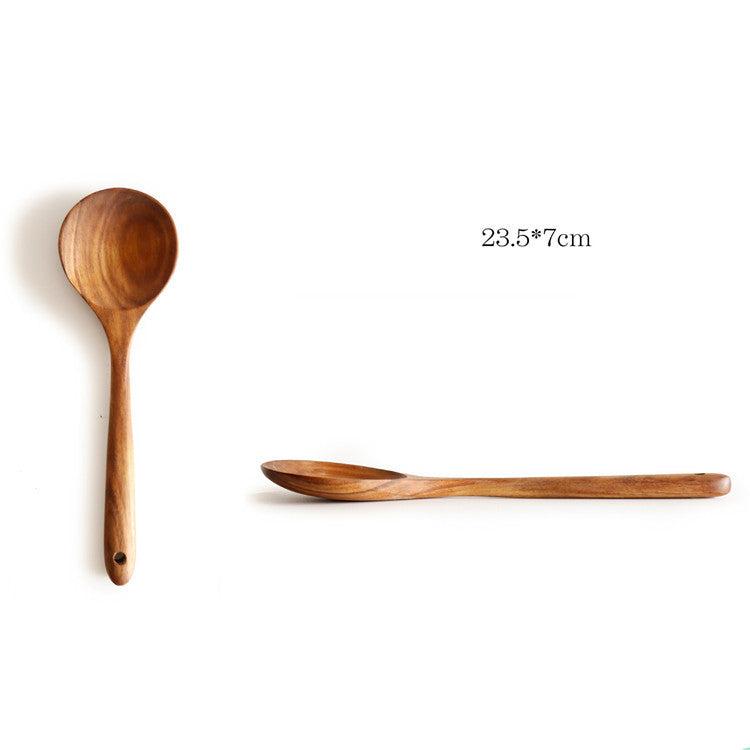 Ensemble d'ustensiles en bois
