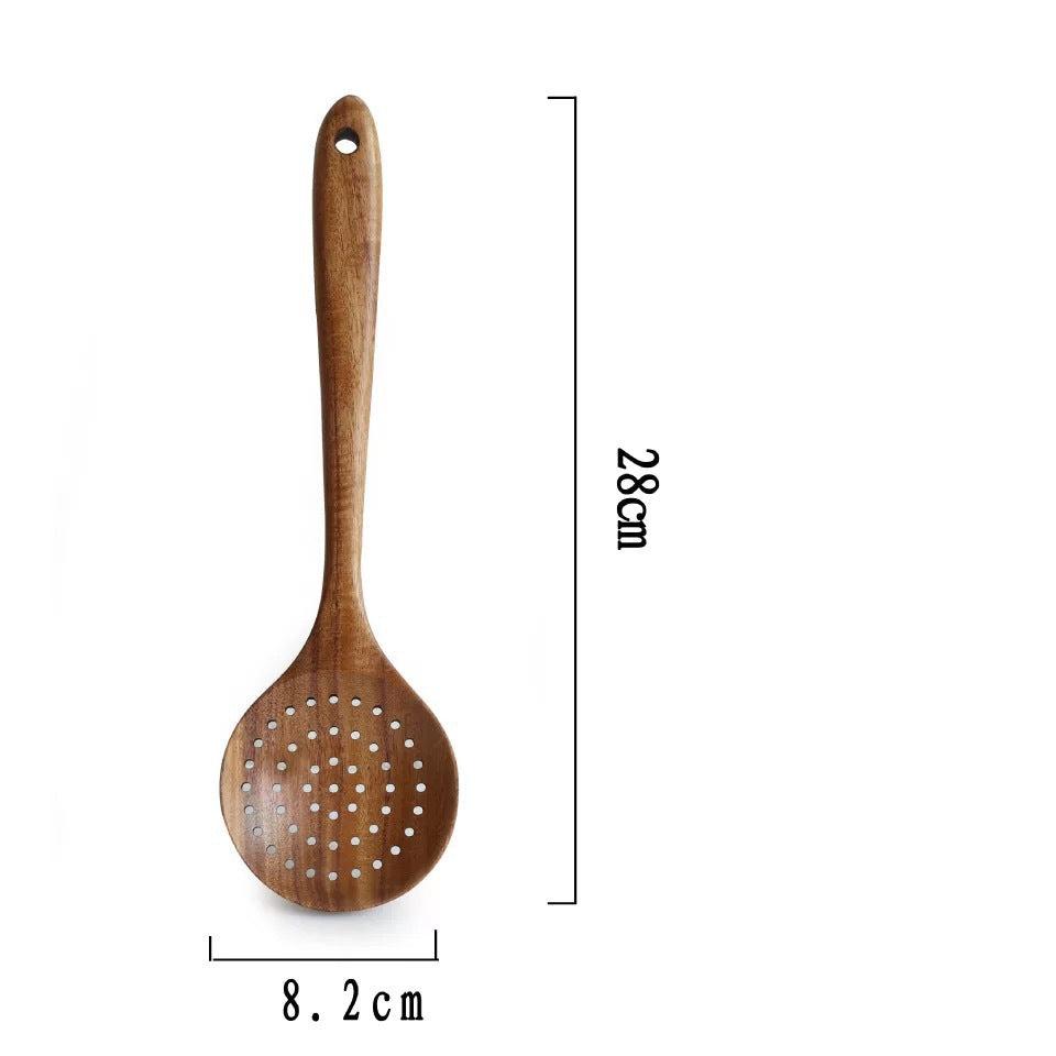 Ensemble d'ustensiles en bois