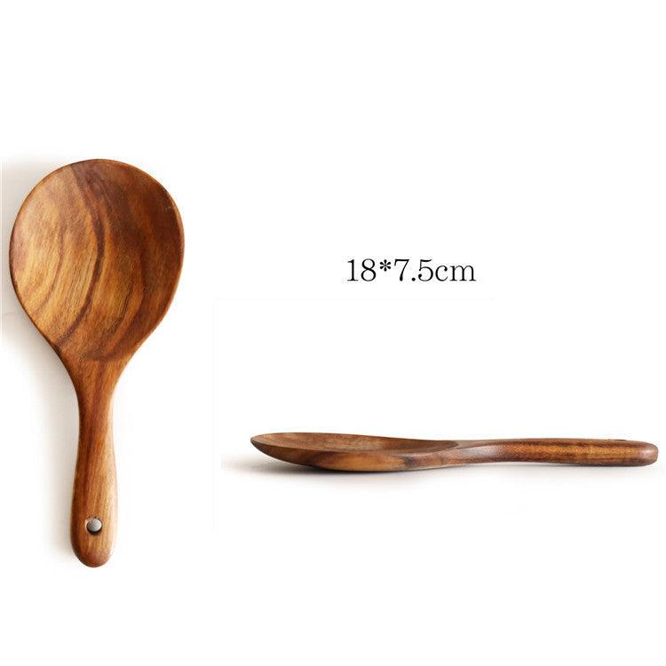 Ensemble d'ustensiles en bois