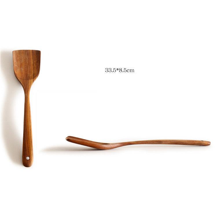 Ensemble d'ustensiles en bois