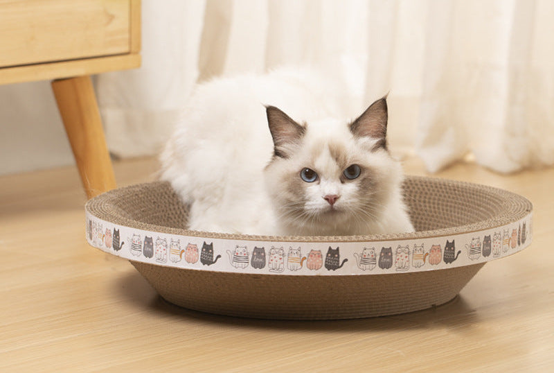 Plush Tunnel Cat Bed