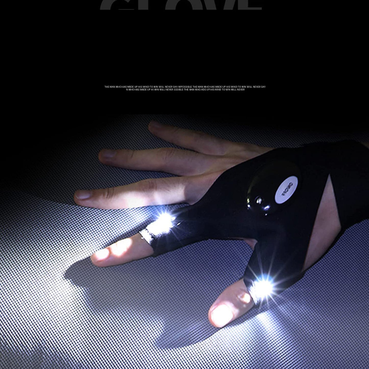 Gants de pêche à LED