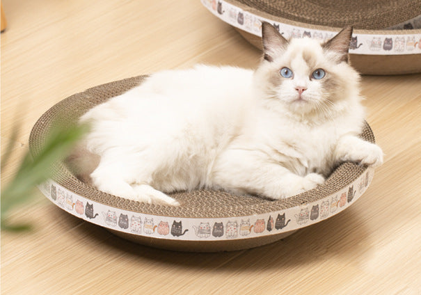Plush Tunnel Cat Bed